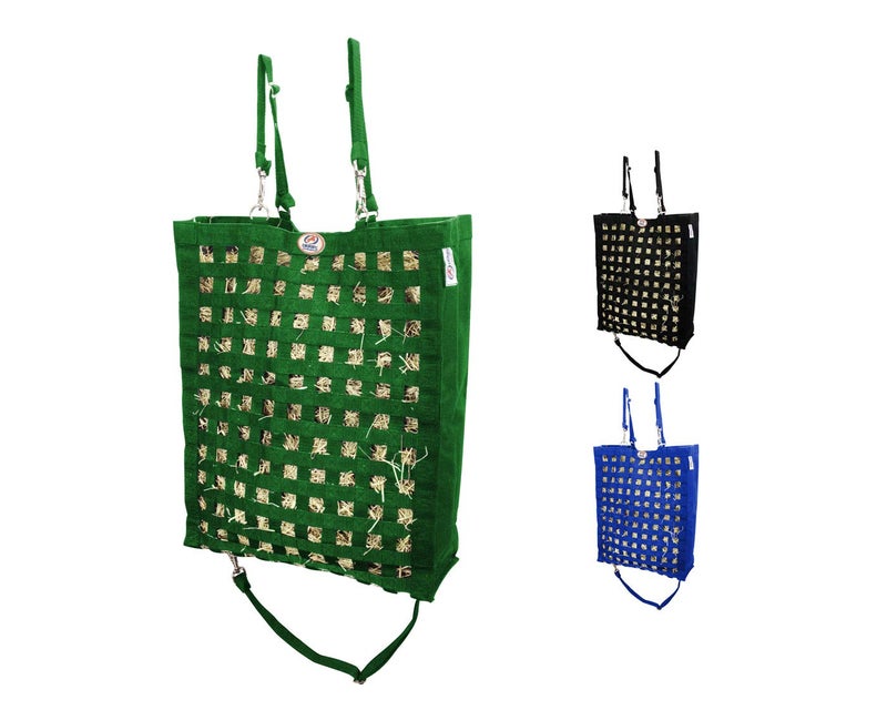 Paris Tack Ultra Slow Feeder Horse Hay Bag with Super Tough Bottom and 6 Month Warranty - Image 1